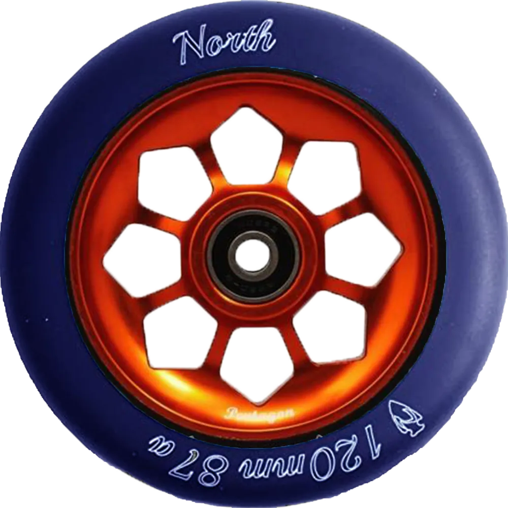 North Scooters Pentagon 87A Wheels 120mm - Pair