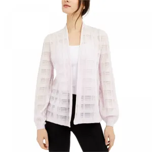 NWT Alfani Womens Petite Illusion Plaid Cardigan. 100086541PT Petite X-Large