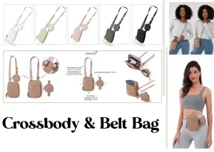 Nylon Crossbody & Belt Bag
