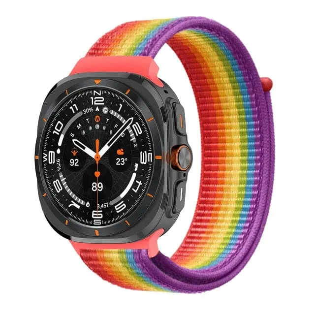Nylon Sports Watch Band For Samsung Watch 7 Ultra