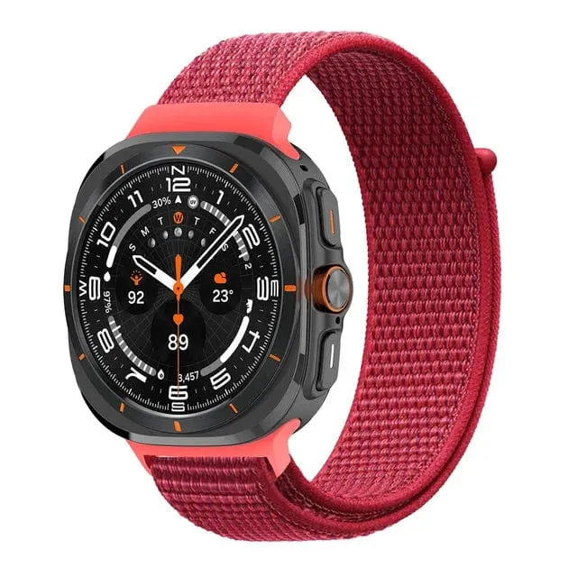 Nylon Sports Watch Band For Samsung Watch 7 Ultra