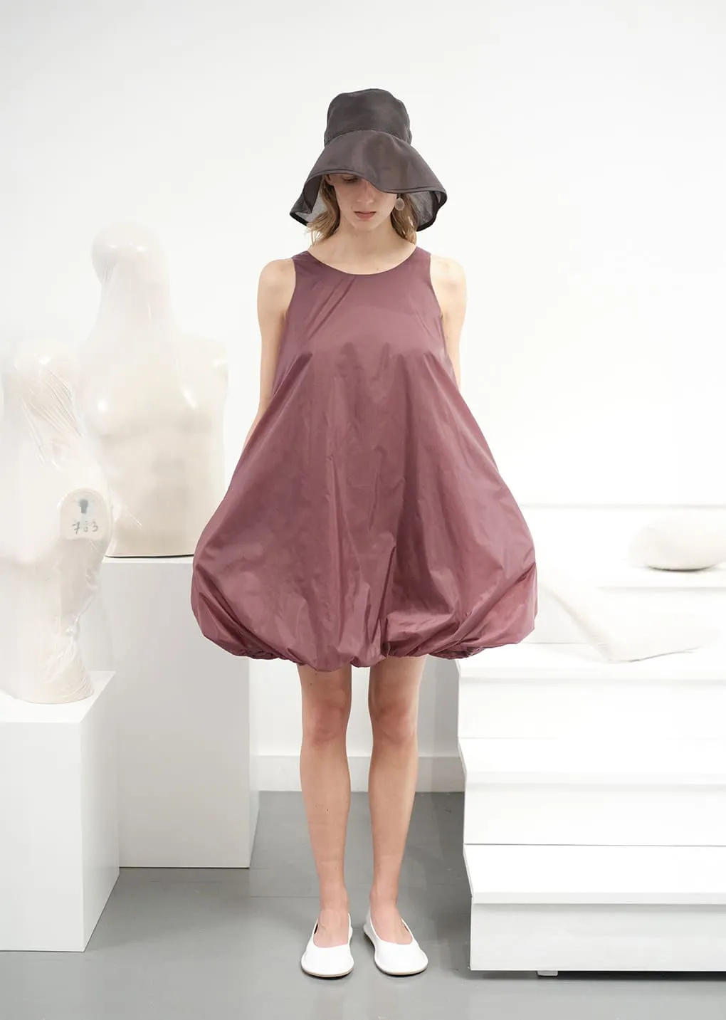 NYLON VOLUME MINI DRESS