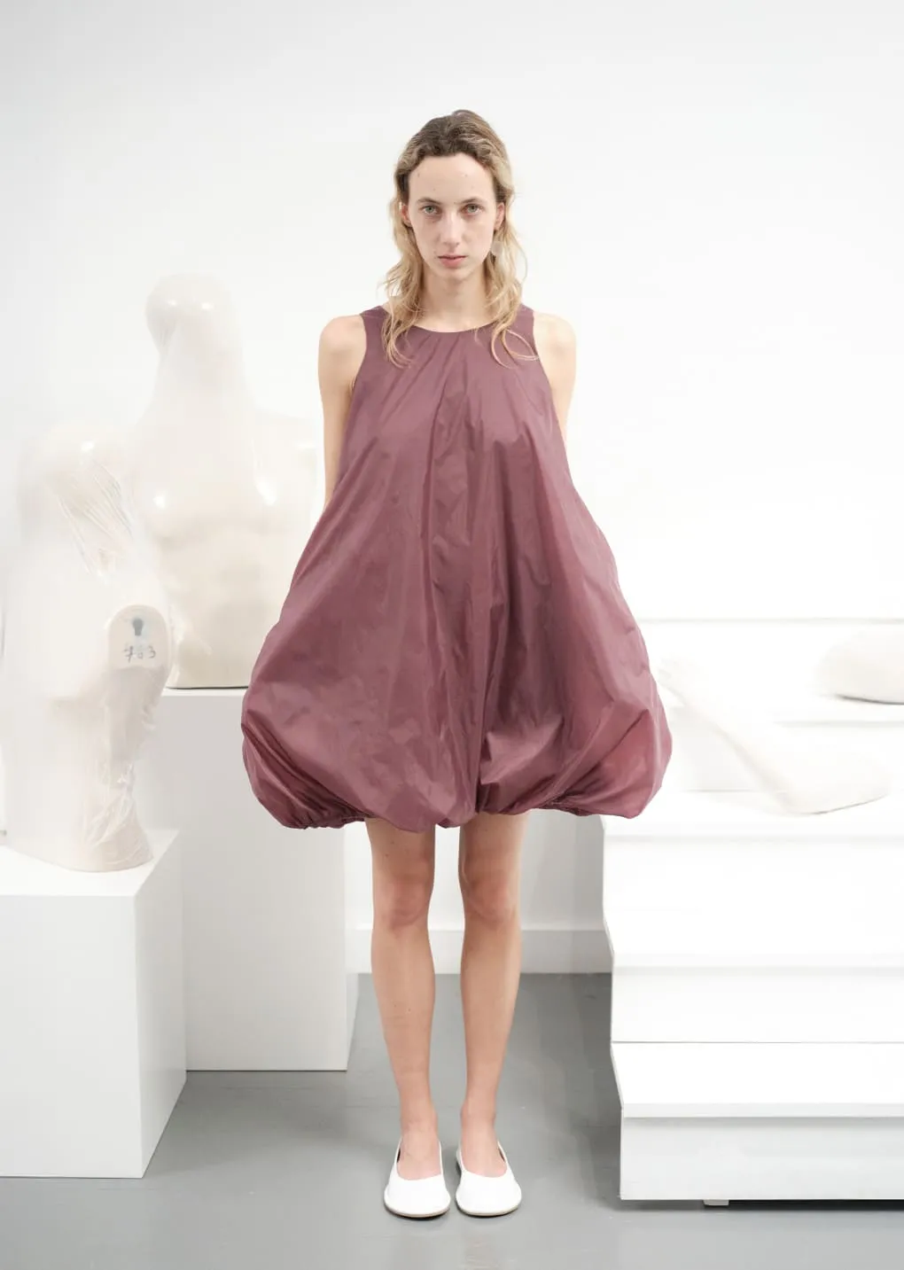 NYLON VOLUME MINI DRESS