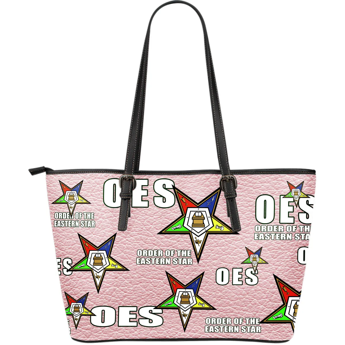 OES Lg Leather Print Purse / tote - Assorted Colors