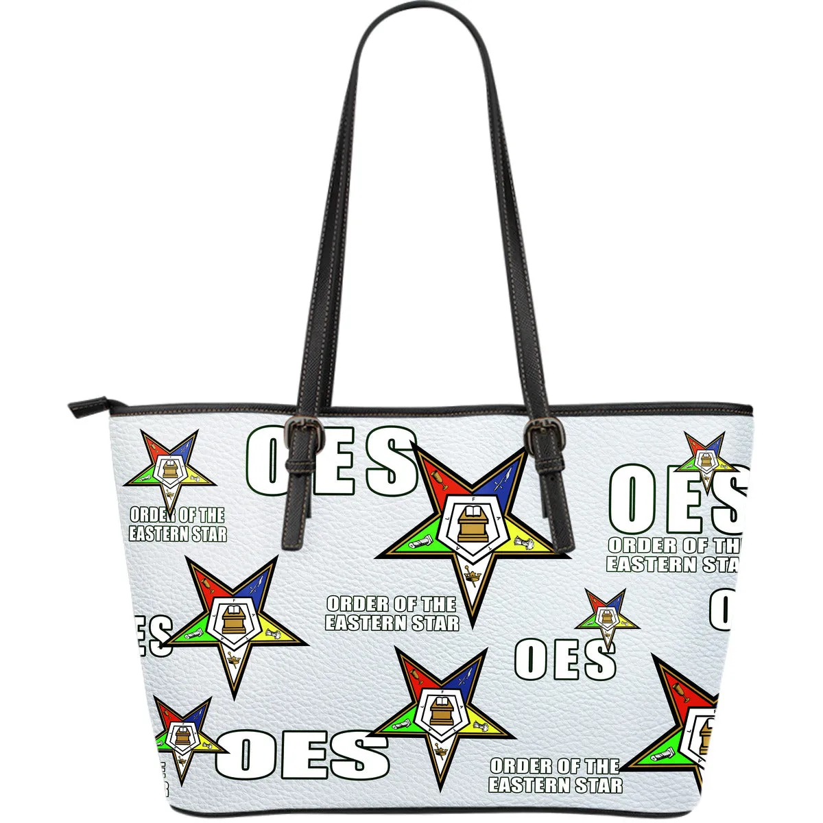 OES Lg Leather Print Purse / tote - Assorted Colors