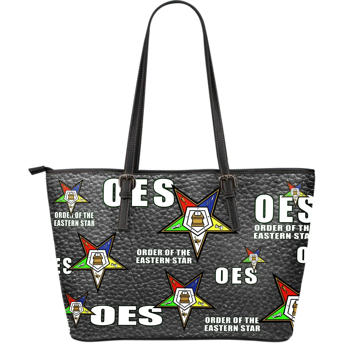 OES Lg Leather Print Purse / tote - Assorted Colors