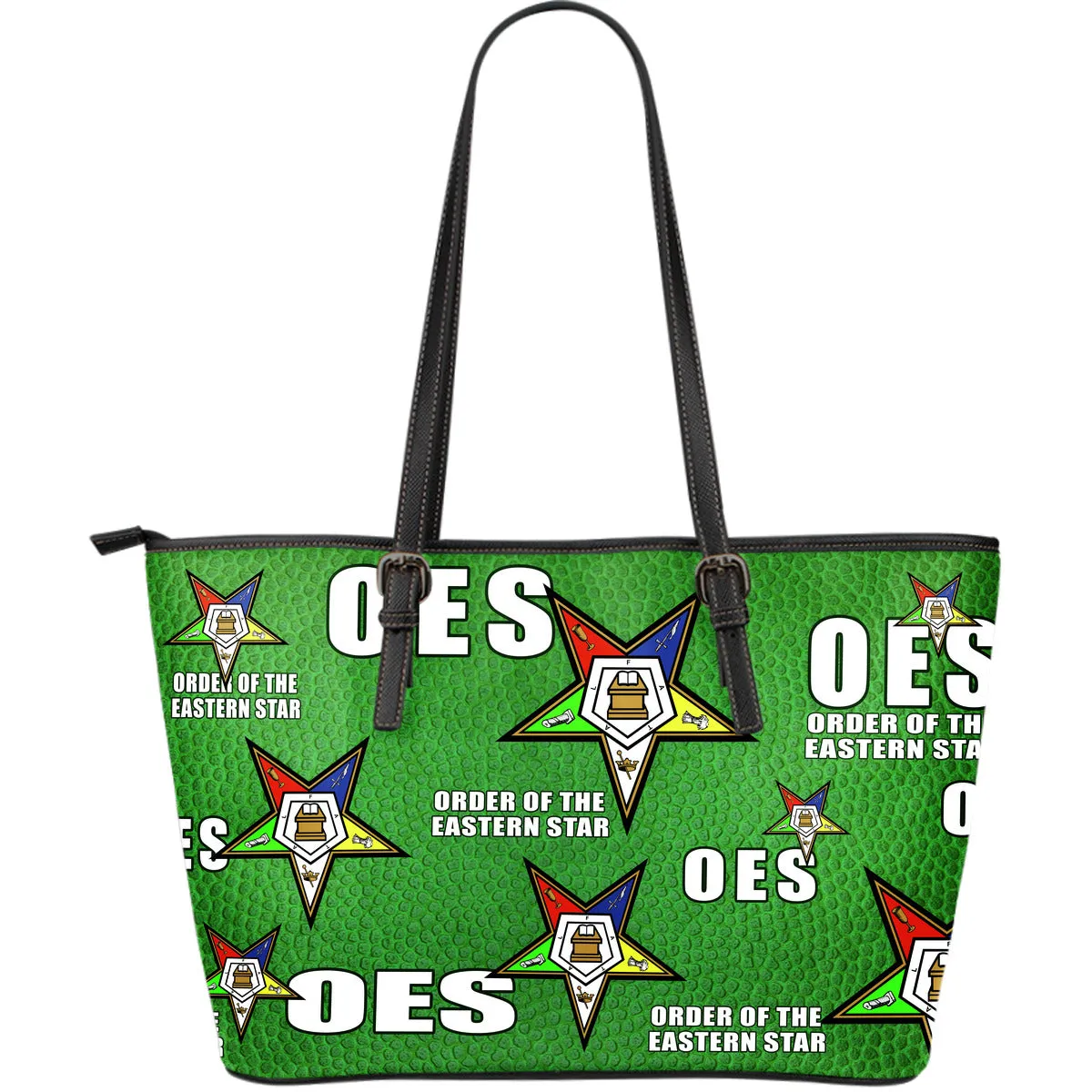 OES Lg Leather Print Purse / tote - Assorted Colors