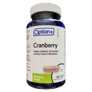 Option  Cranberry 500mg 90 Capsules