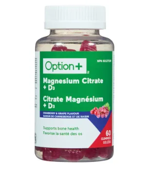 Option  Magnesium Citrate   D3