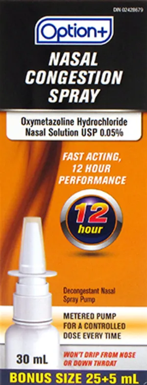 Option  Nasal Congestion Spray 30mL