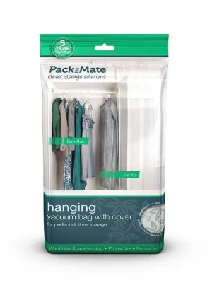 Packmate EXTRA LONG DRESS SIZE Hanging Vacuum Storage Bags With Cover