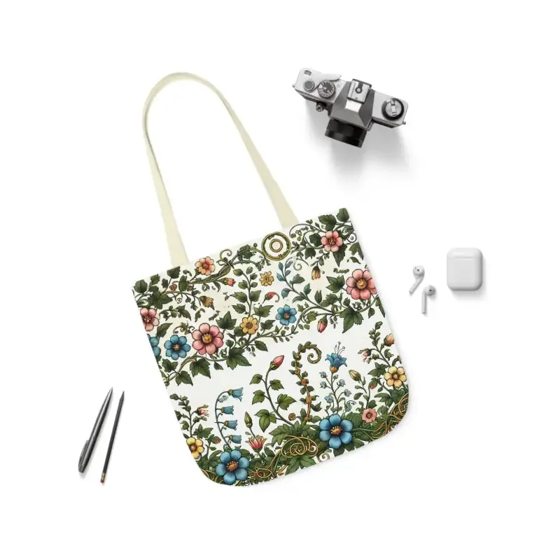 Pastel Floral Canvas Tote Boldly Express your Style