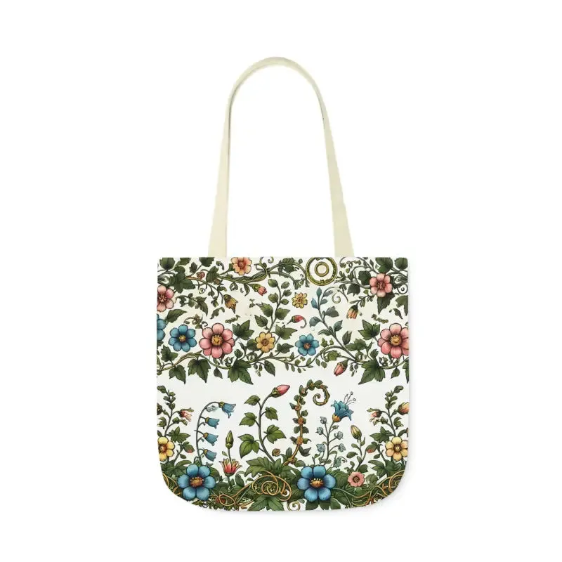 Pastel Floral Canvas Tote Boldly Express your Style