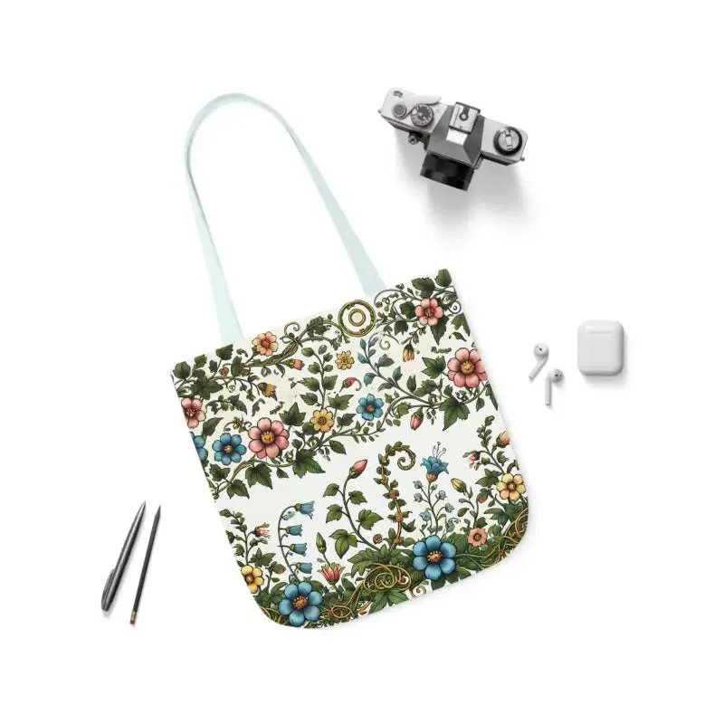 Pastel Floral Canvas Tote Boldly Express your Style
