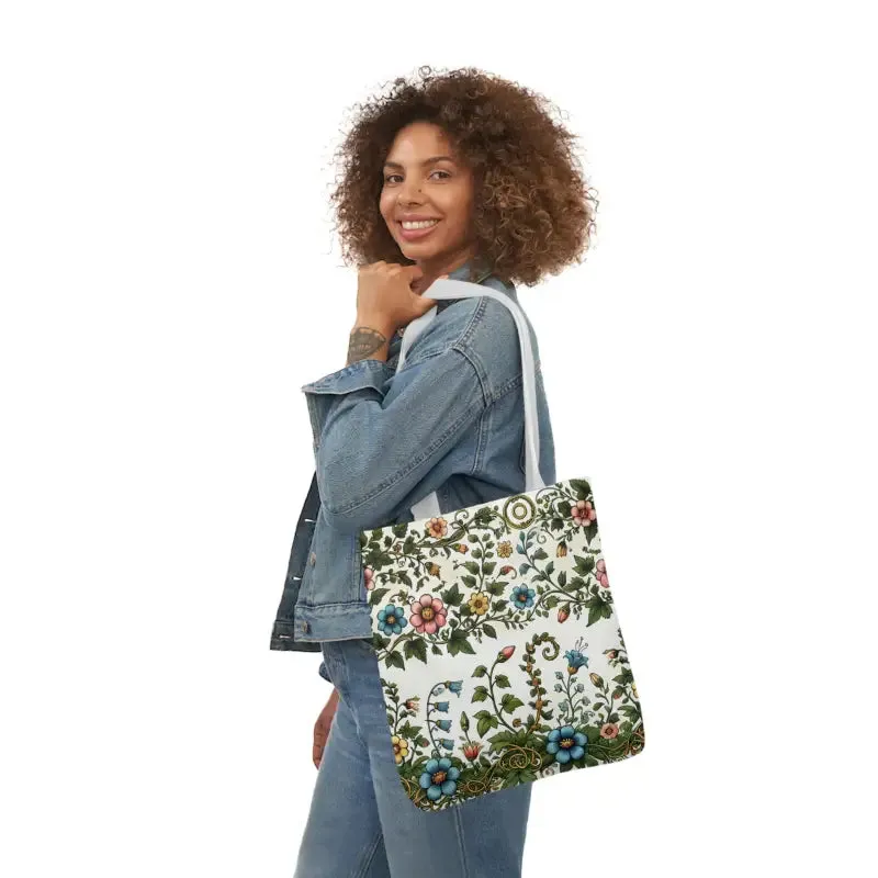 Pastel Floral Canvas Tote Boldly Express your Style