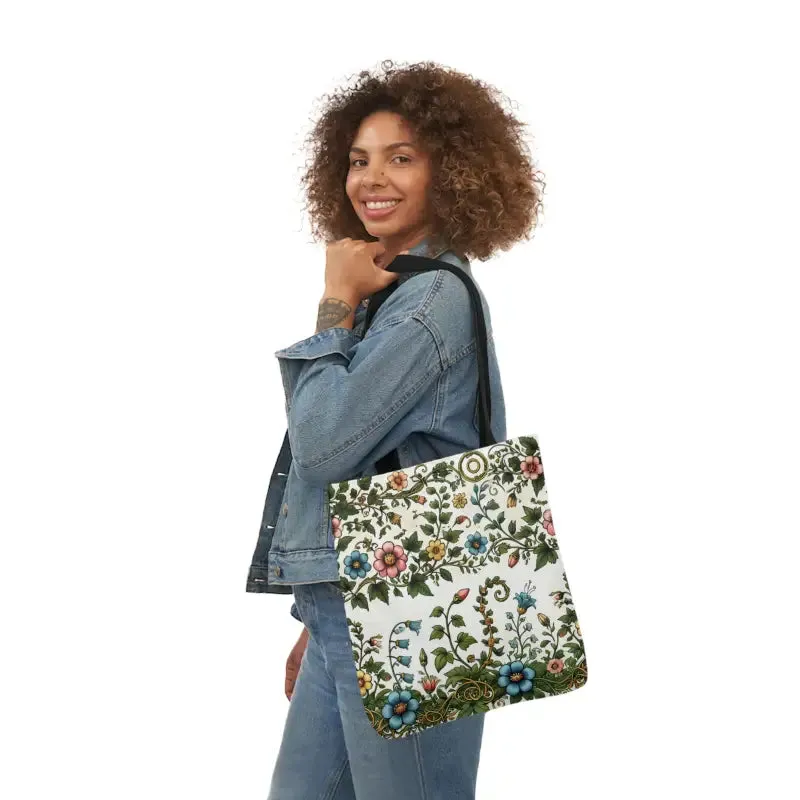 Pastel Floral Canvas Tote Boldly Express your Style