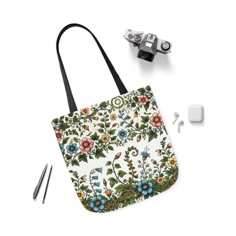 Pastel Floral Canvas Tote Boldly Express your Style