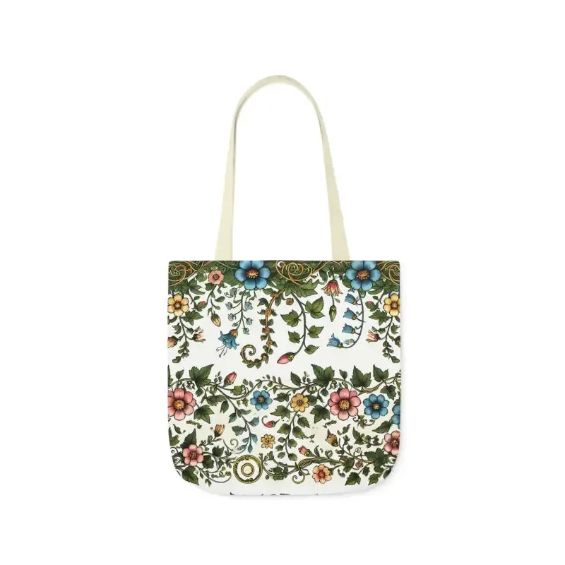 Pastel Floral Canvas Tote Boldly Express your Style