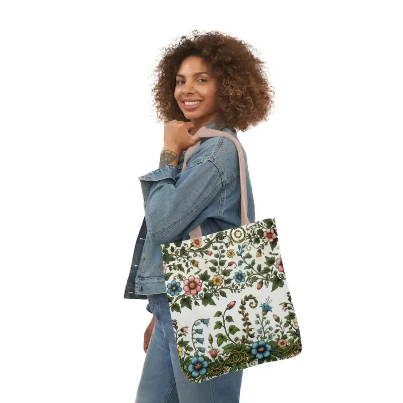 Pastel Floral Canvas Tote Boldly Express your Style