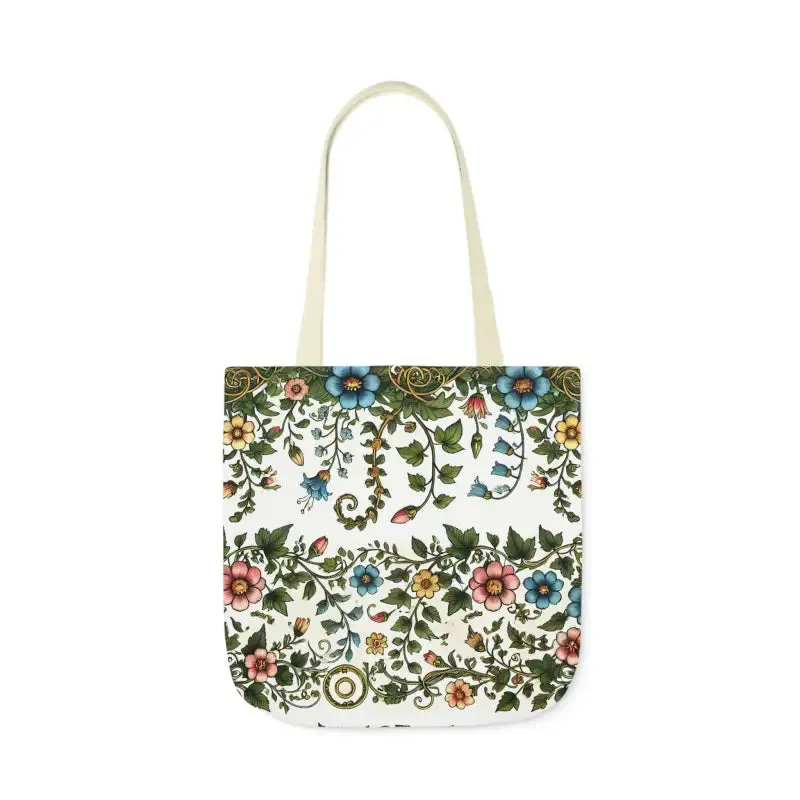 Pastel Floral Canvas Tote Boldly Express your Style