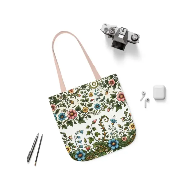 Pastel Floral Canvas Tote Boldly Express your Style