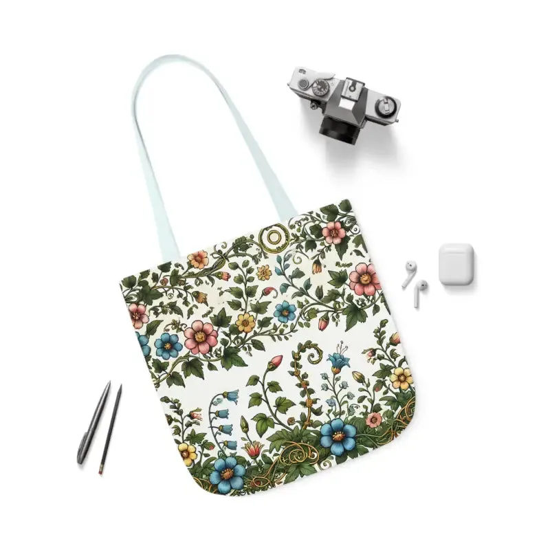 Pastel Floral Canvas Tote Boldly Express your Style