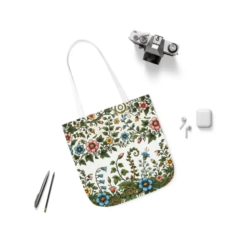 Pastel Floral Canvas Tote Boldly Express your Style