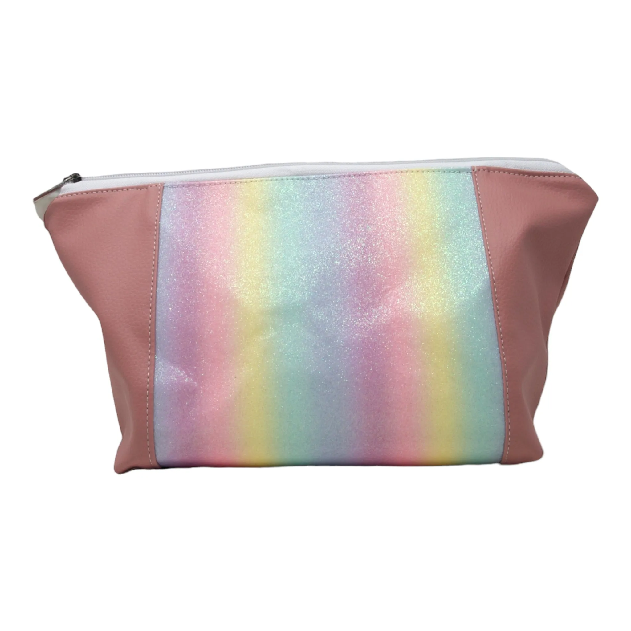 Pastel Rainbow Makeup Bag