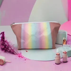 Pastel Rainbow Makeup Bag