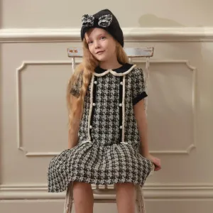 PATACHOU - Tweed Flannel Dress - Black