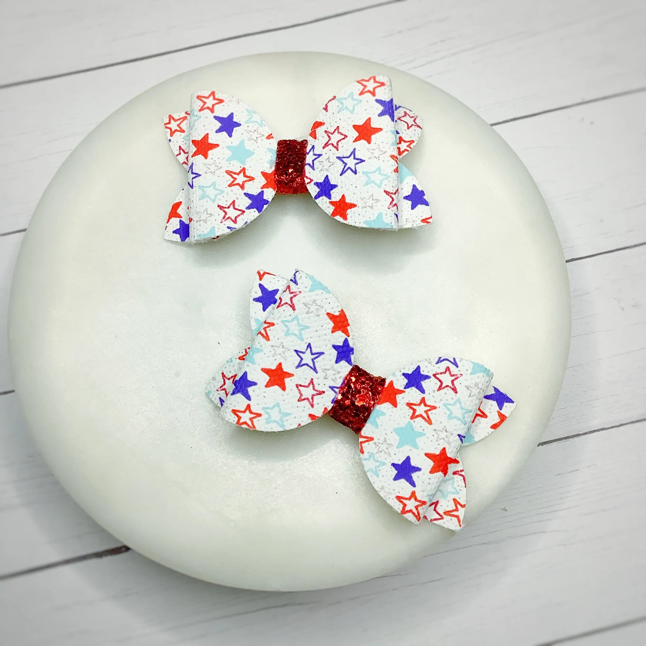 Patriotic Stars Riley Bows