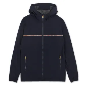 Paul Smith - 'Signature Stripe' Hooded Cagoule in Navy