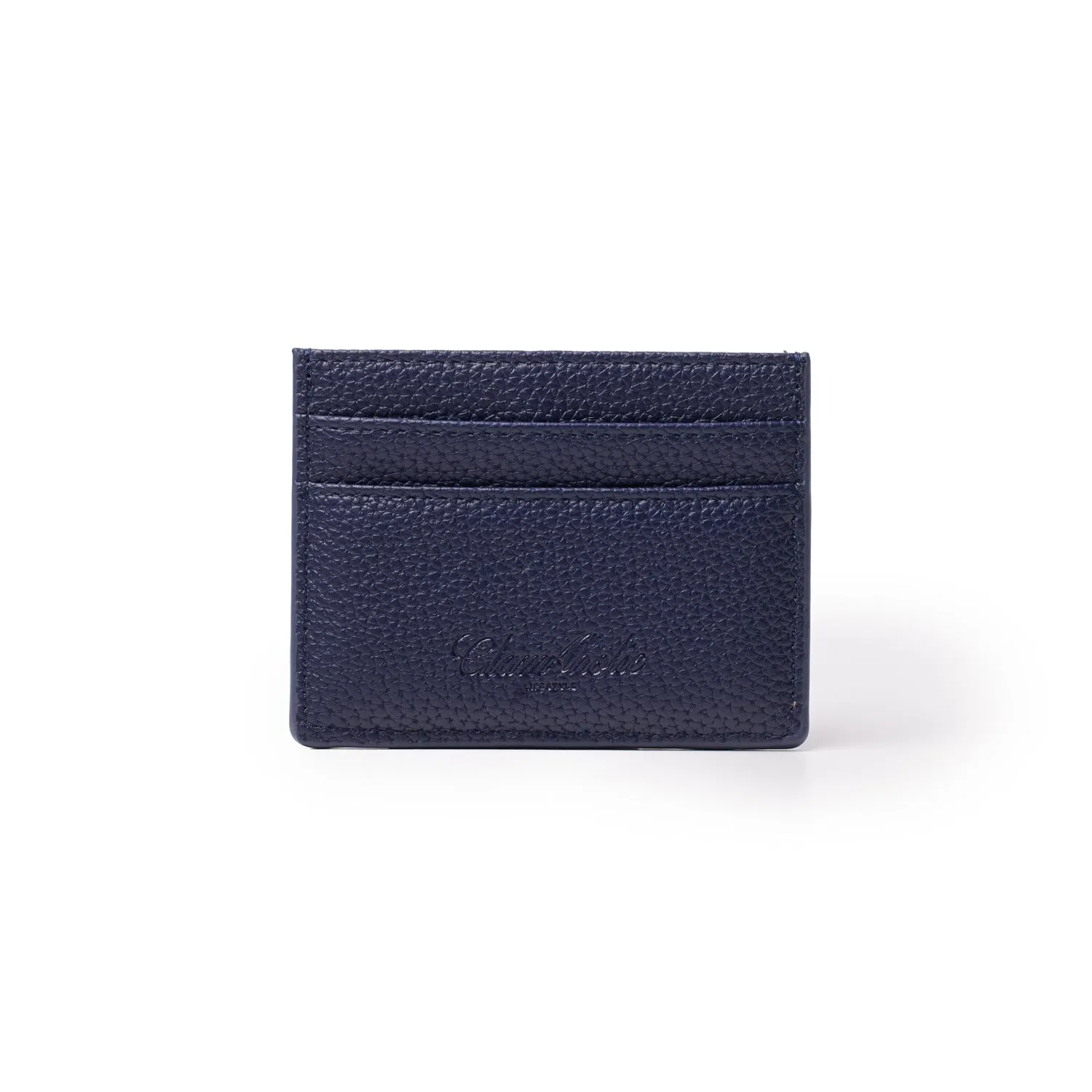PEBBLE CARD HOLDER - NAVY
