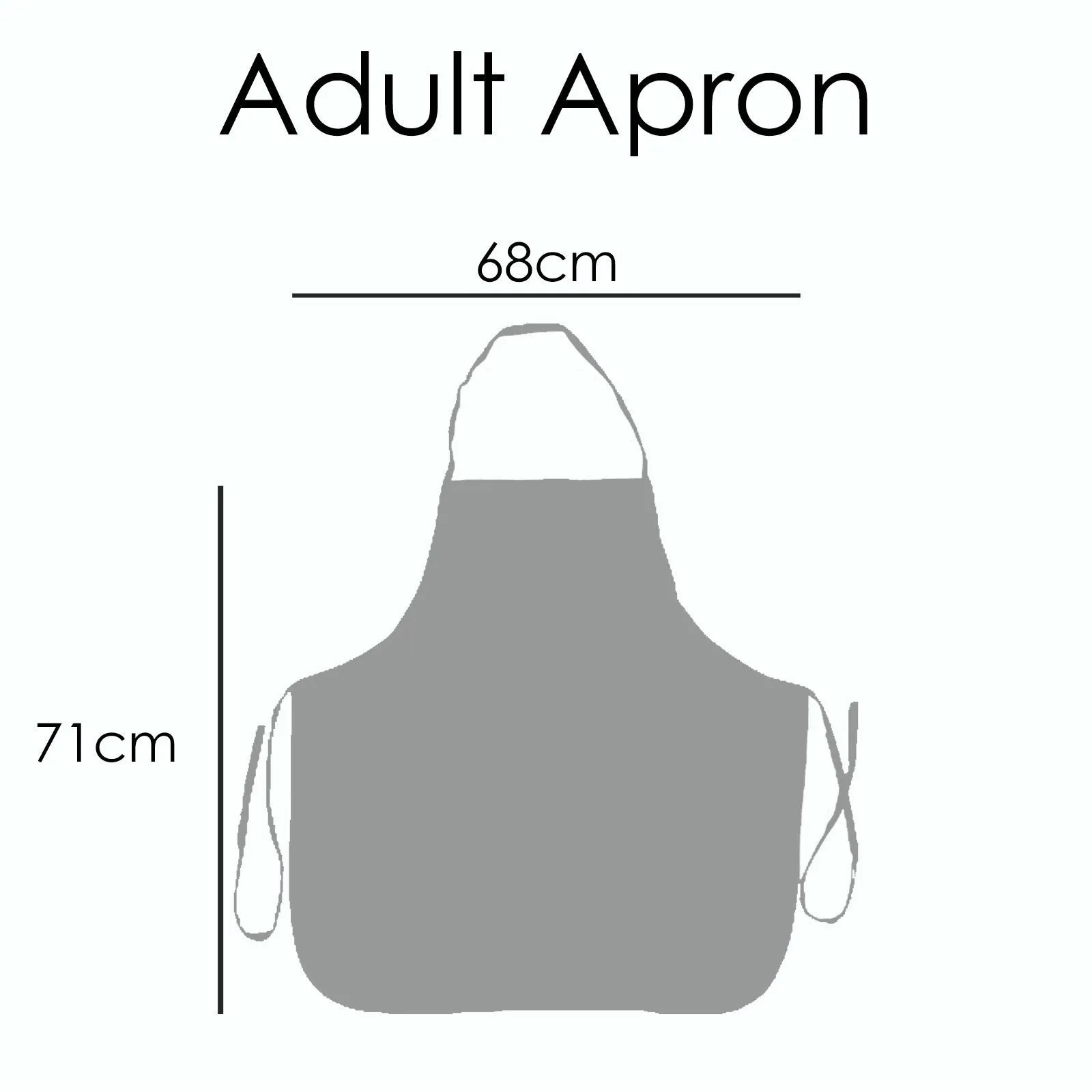 Personalised Canvas Apron with Badger Feather Hat and Name Design