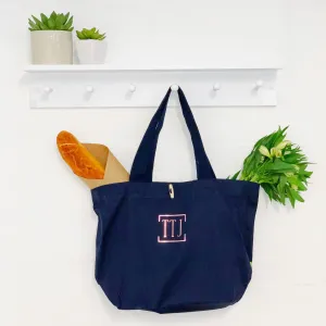 Personalised Initials Organic Cotton Bag
