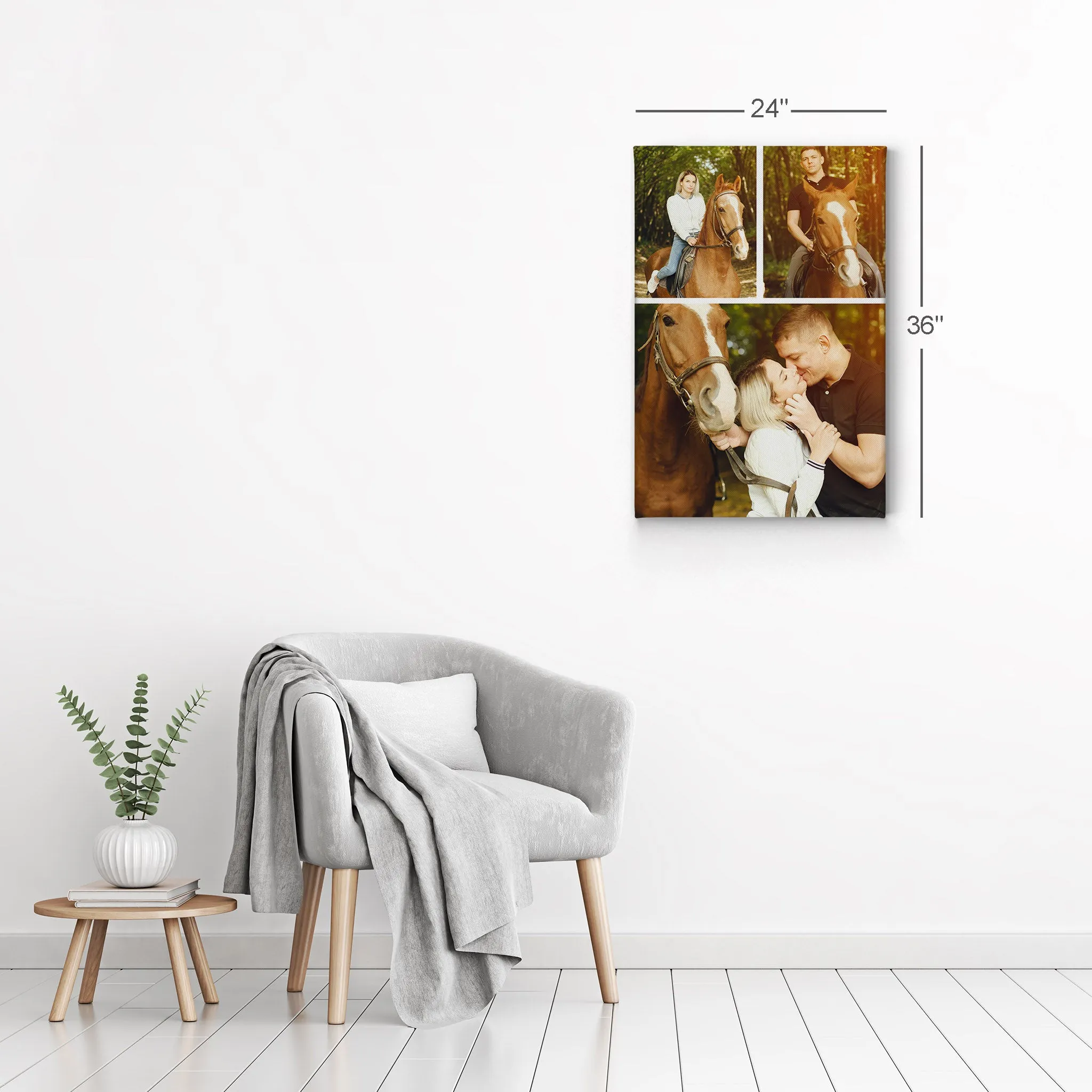 Personalized Gift Wall Art Custom Photo Collage