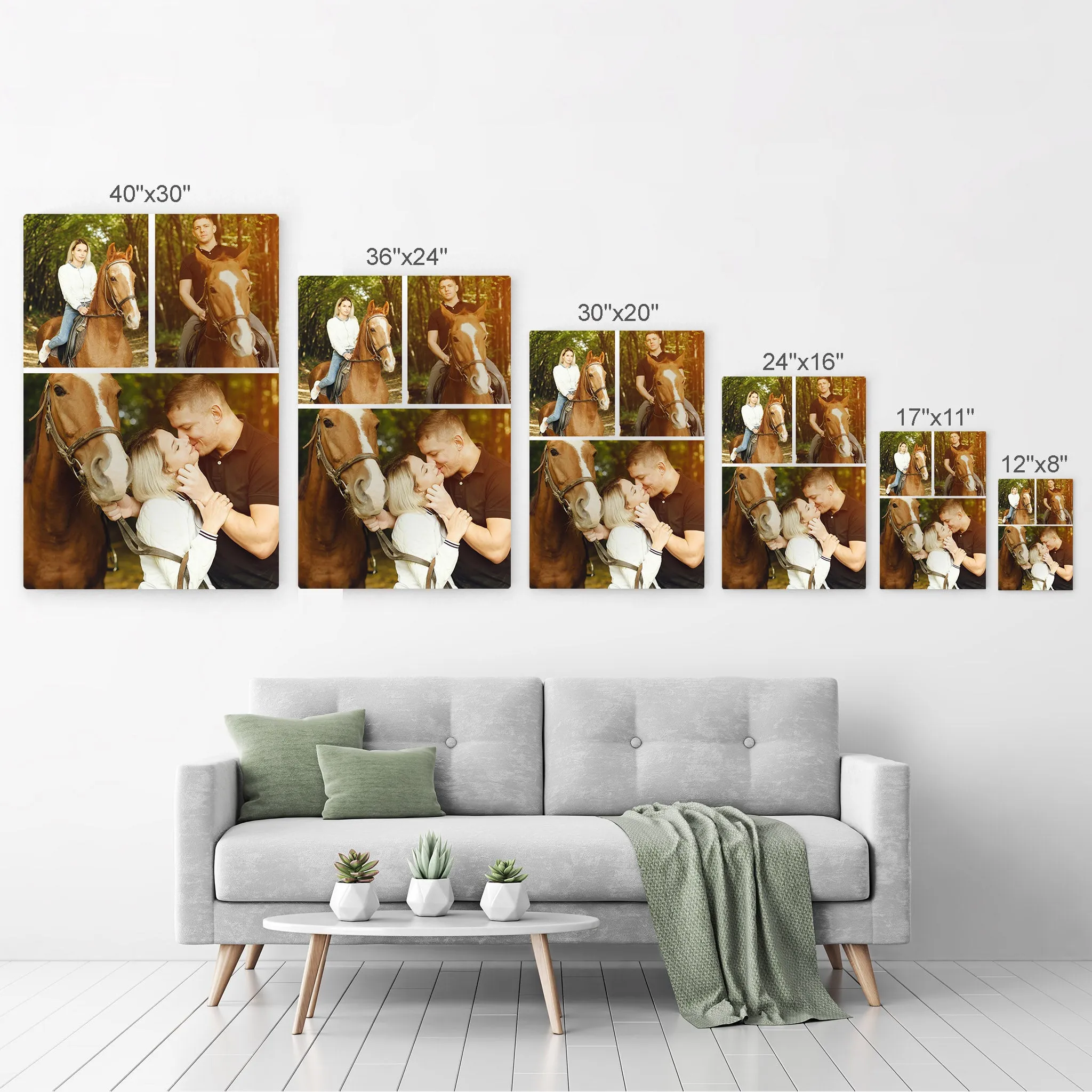 Personalized Gift Wall Art Custom Photo Collage