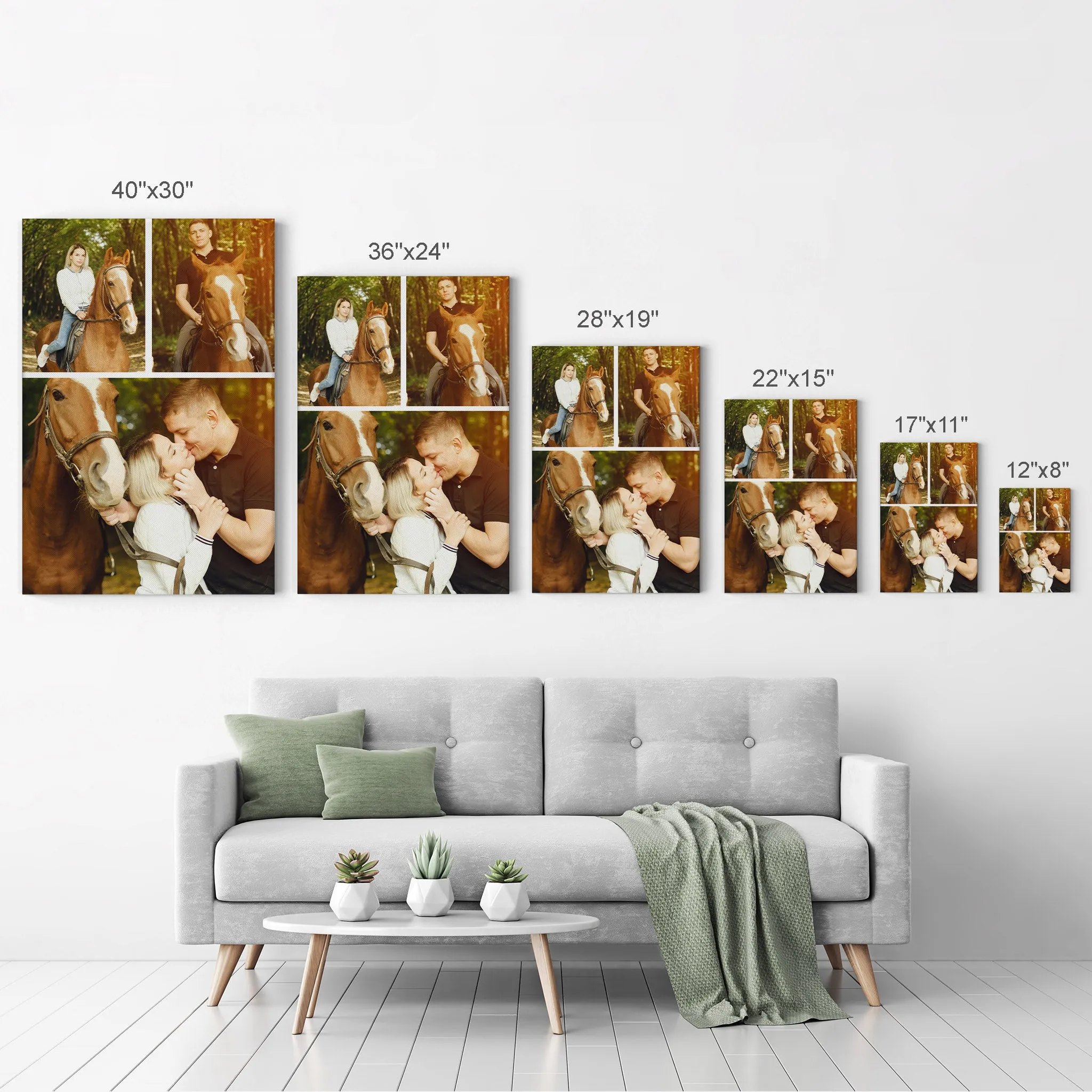 Personalized Gift Wall Art Custom Photo Collage