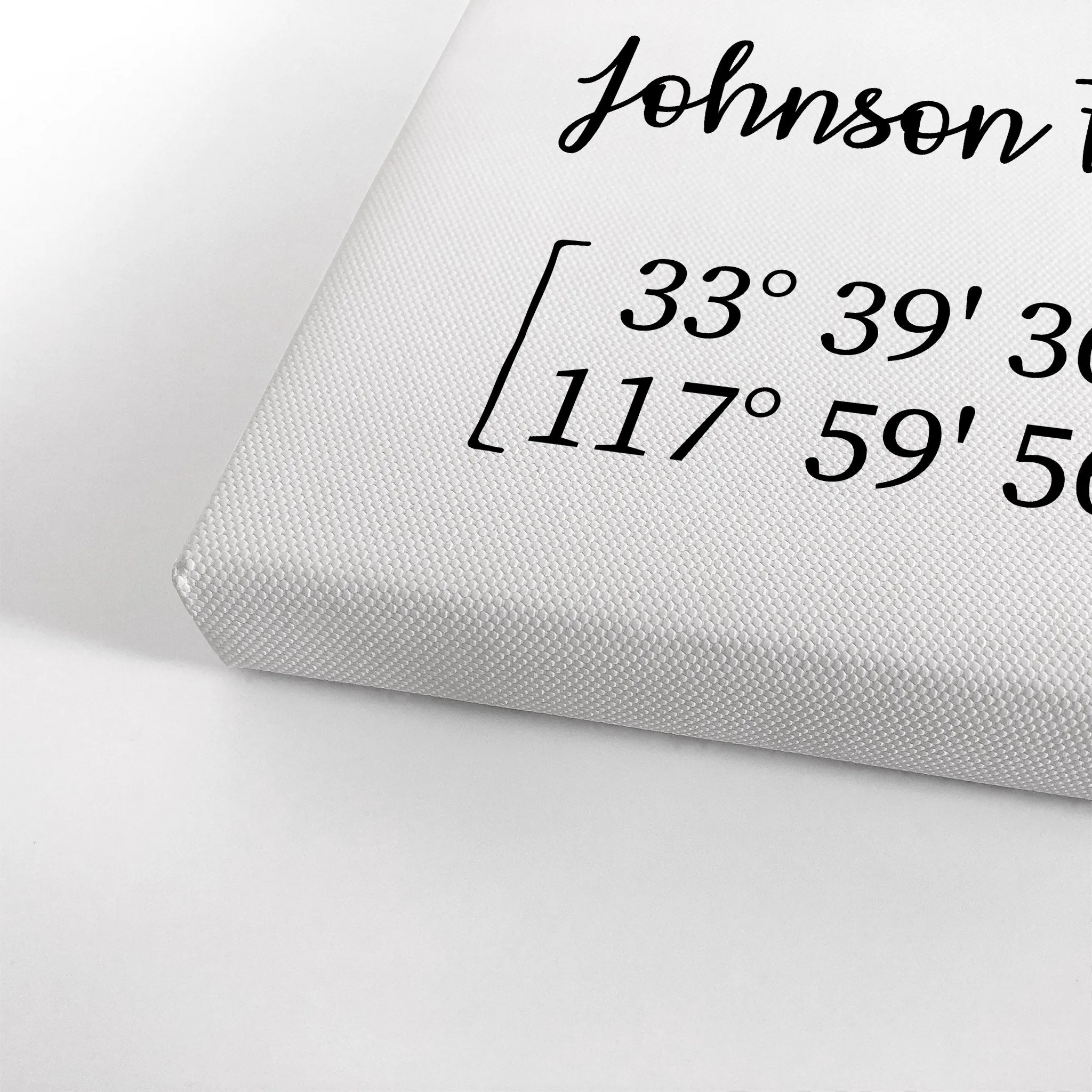 Personalized Gift Wall Art with Family Name and Coordinates Home Sweet Home Design
