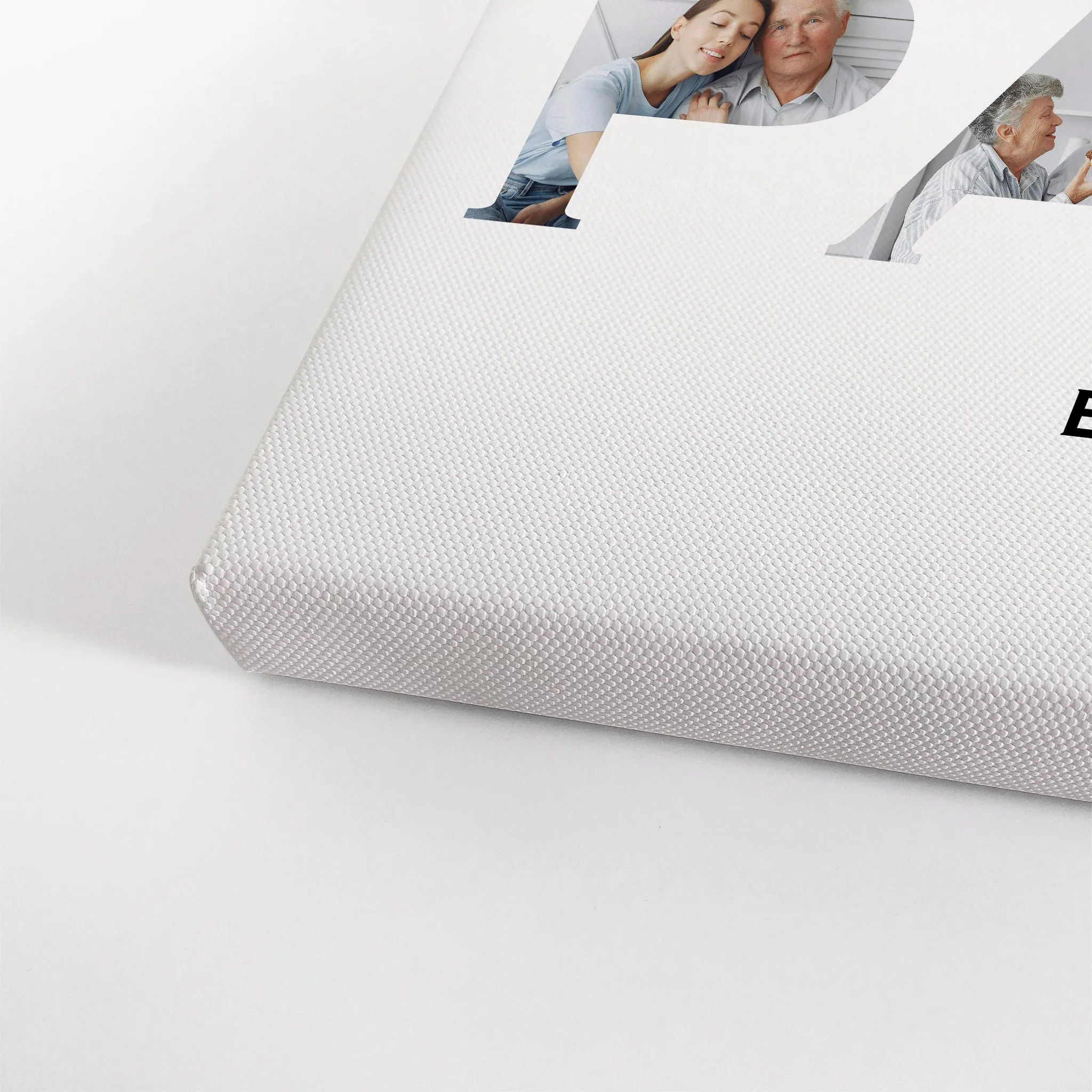 Personalized Grandfather Gift Wall Art Custom Photo Collage PAPA Letter Shape You are the Best PAPA