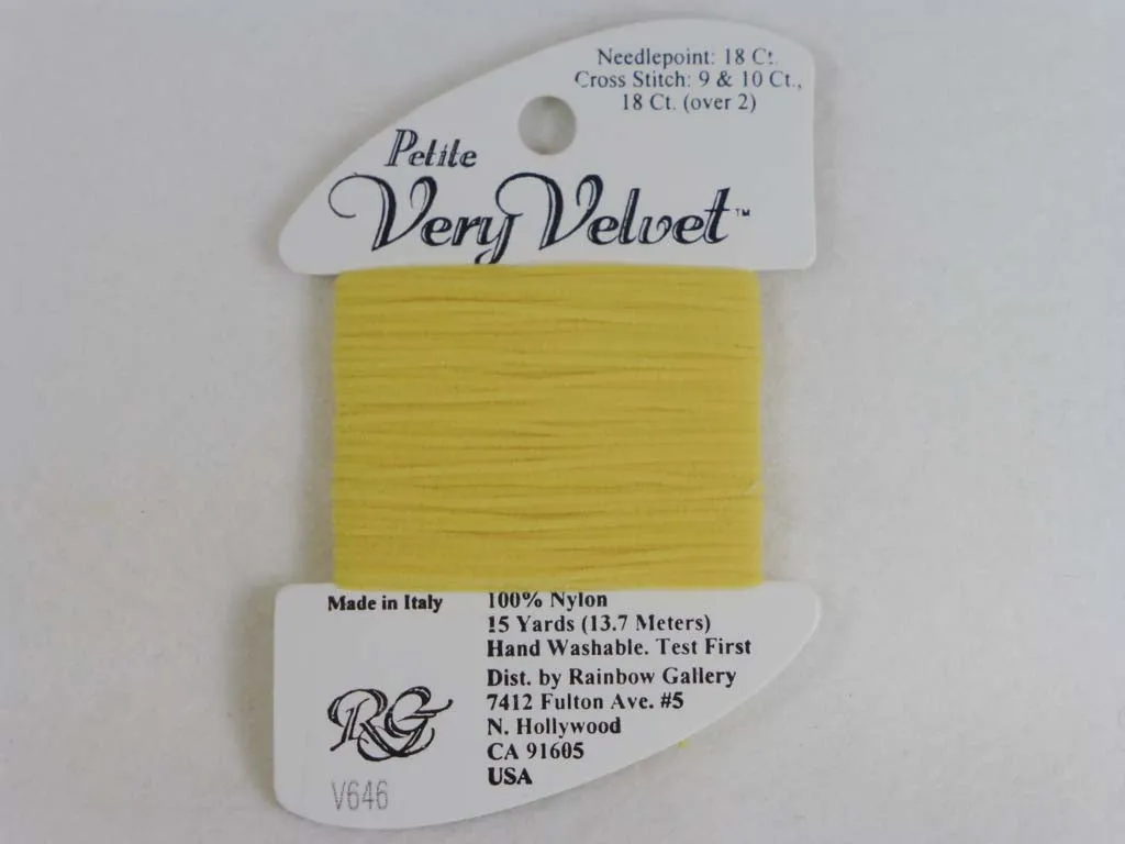Petite Very Velvet V646 Medium Yellow