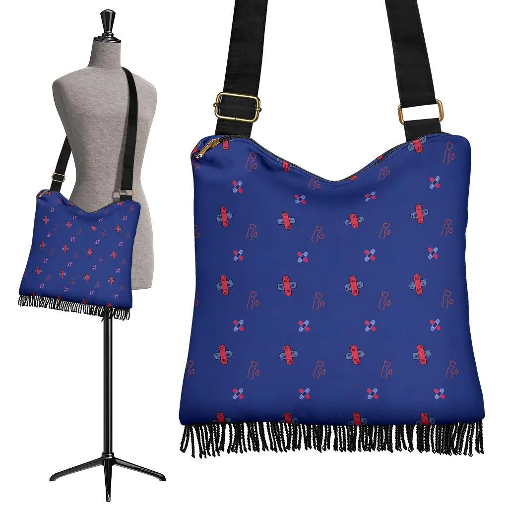 Phlebotomist Blue Crossbody Handbag