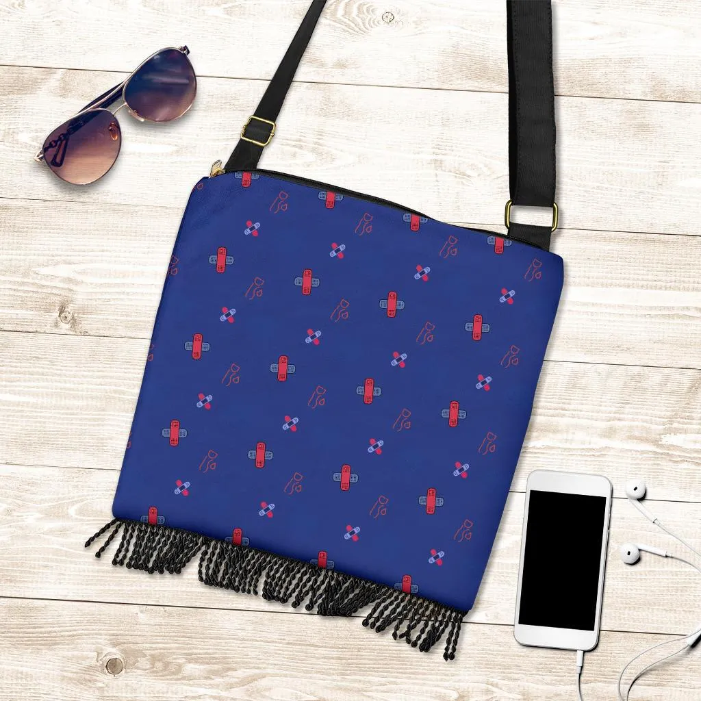 Phlebotomist Blue Crossbody Handbag