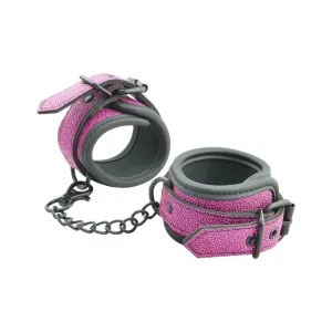 PINK SPARKLE ANKLE CUFFS