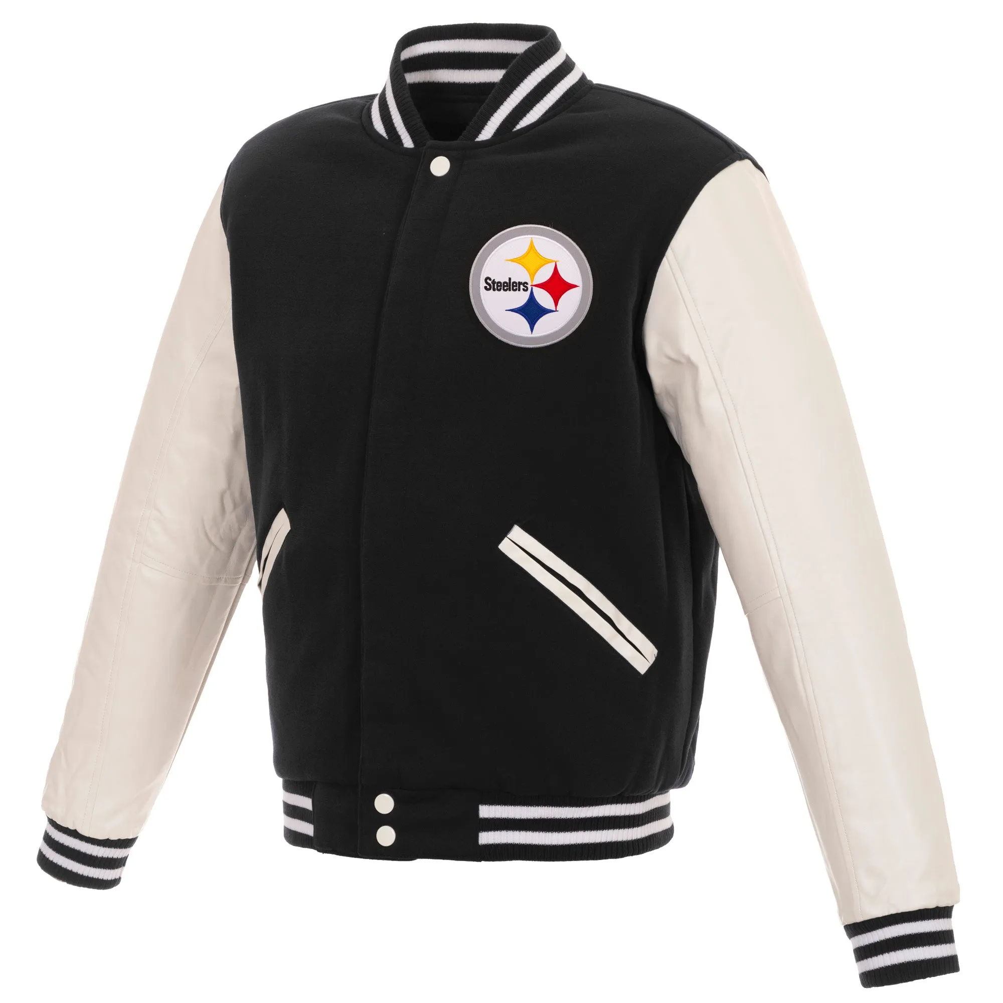 Pittsburgh Steelers Reversible Varsity Jacket