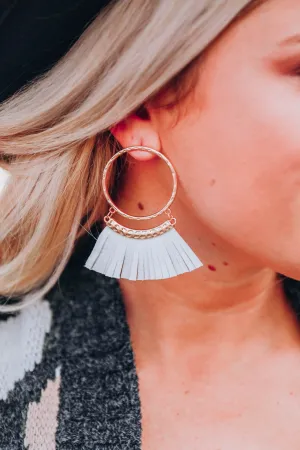 Poppy Fringe Earrings - Natural