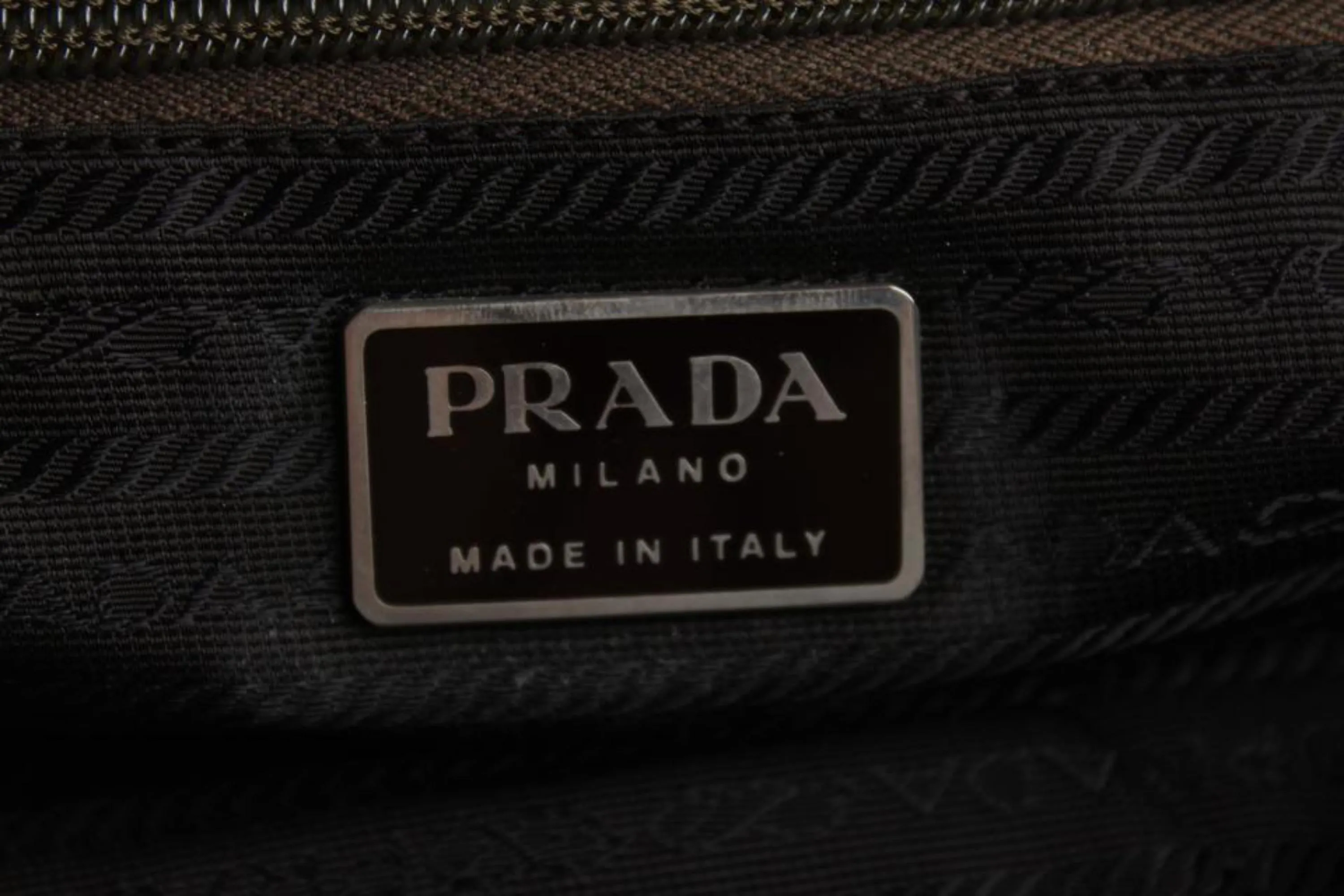 Prada Grey Tessuto Nylon Twin Pocket Backpack 1P826