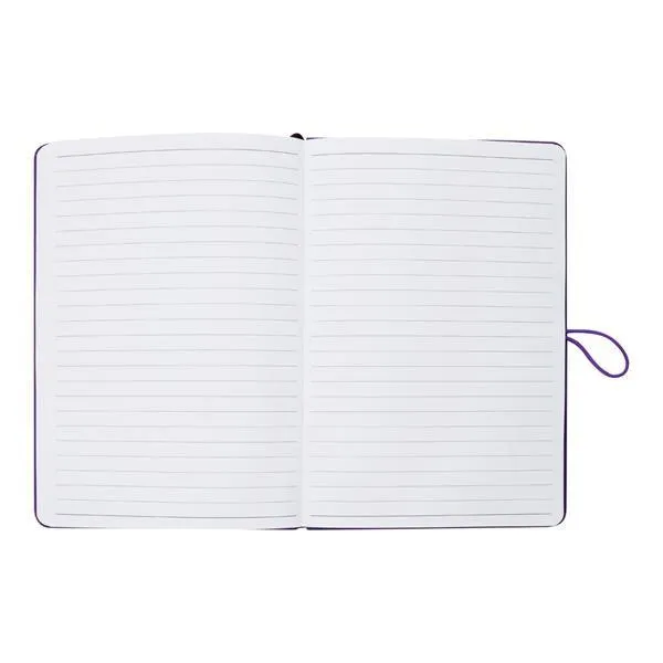 Premto - A5 192 Page Hardcover Pu Notebook With Elastic - Grape Juice