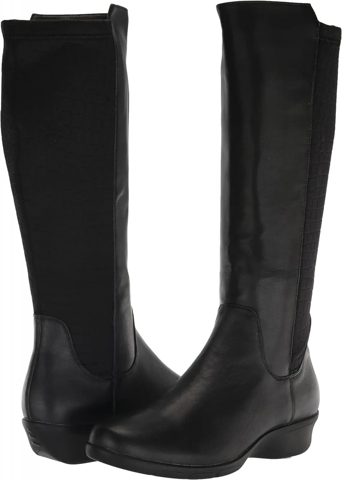 Propét Women's West Knee High Boot WFX195L Black 8.5M