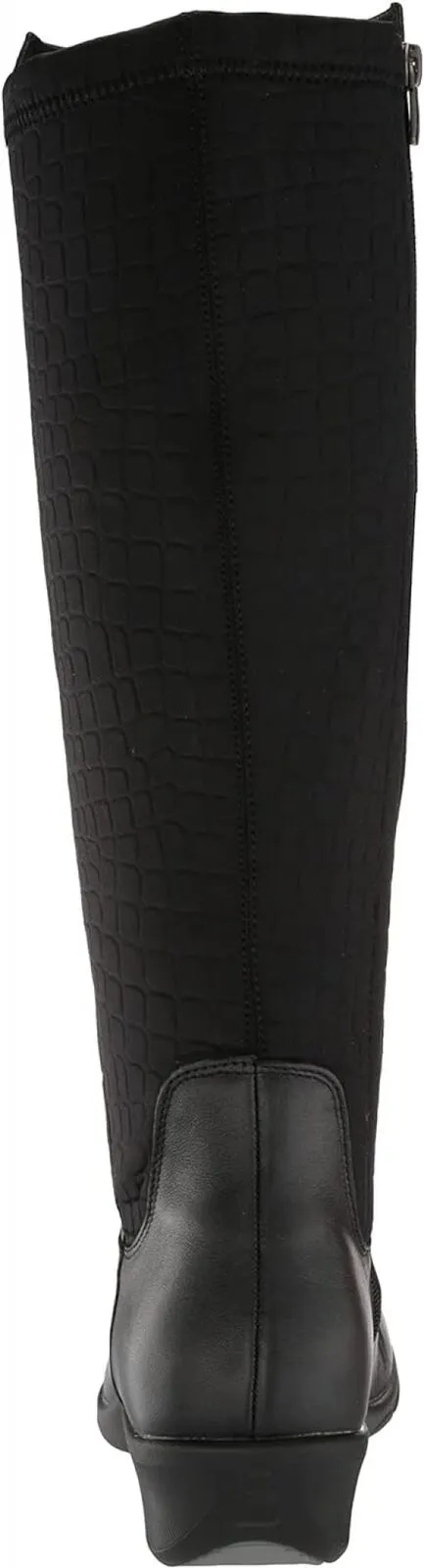 Propét Women's West Knee High Boot WFX195L Black 8.5M